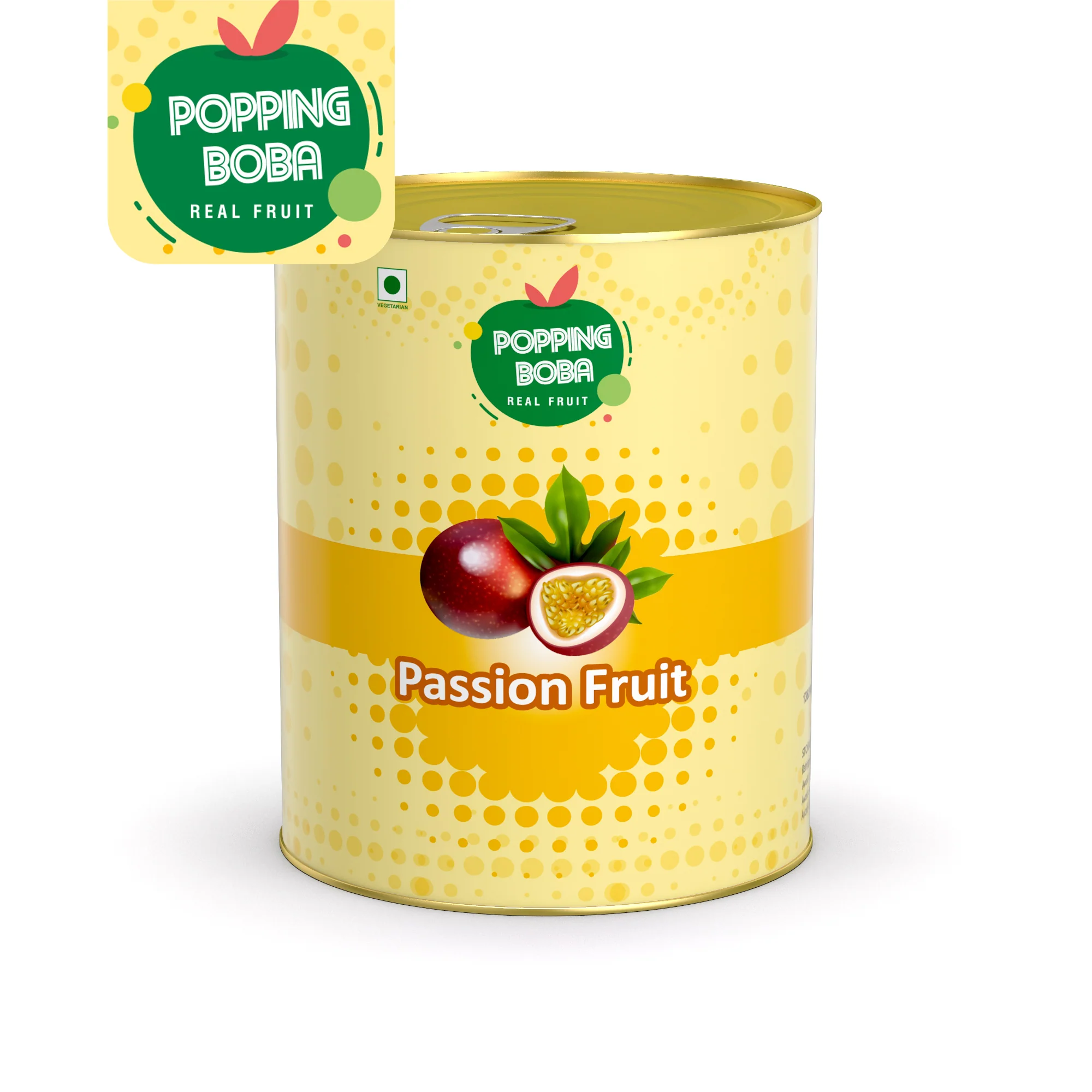 Passion Fruit Popping Boba