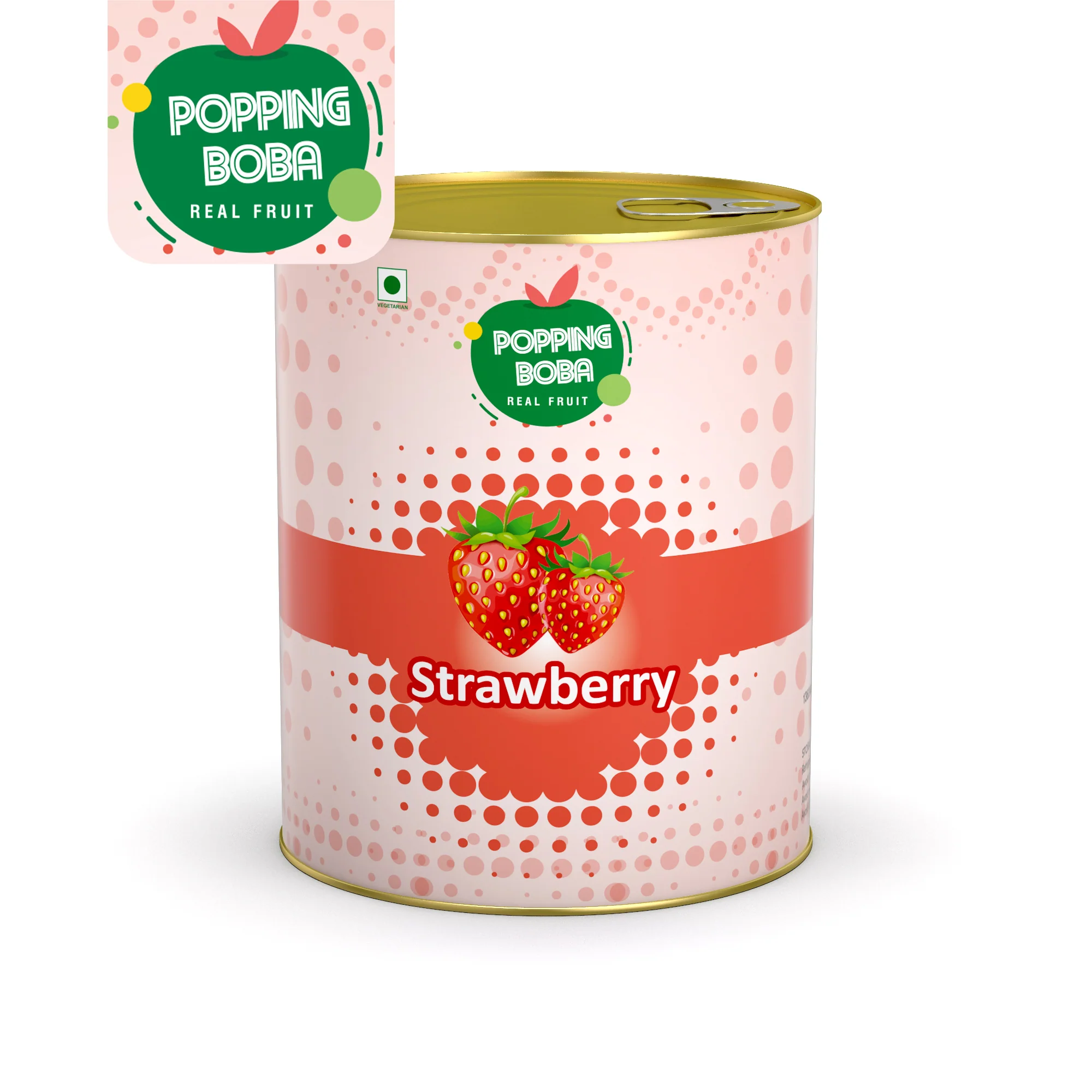 Strawberry Popping Boba