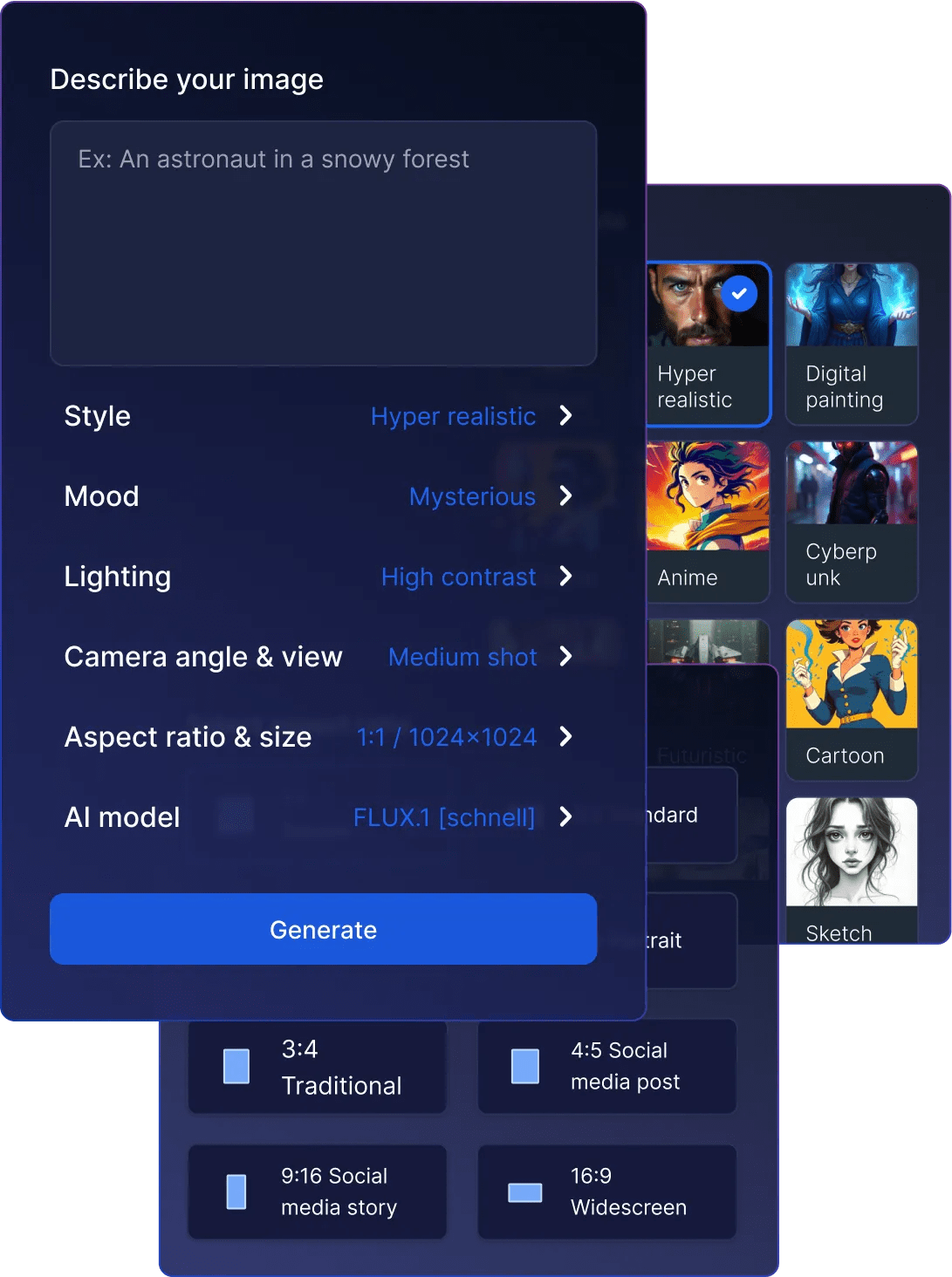 AI Image Generation Process