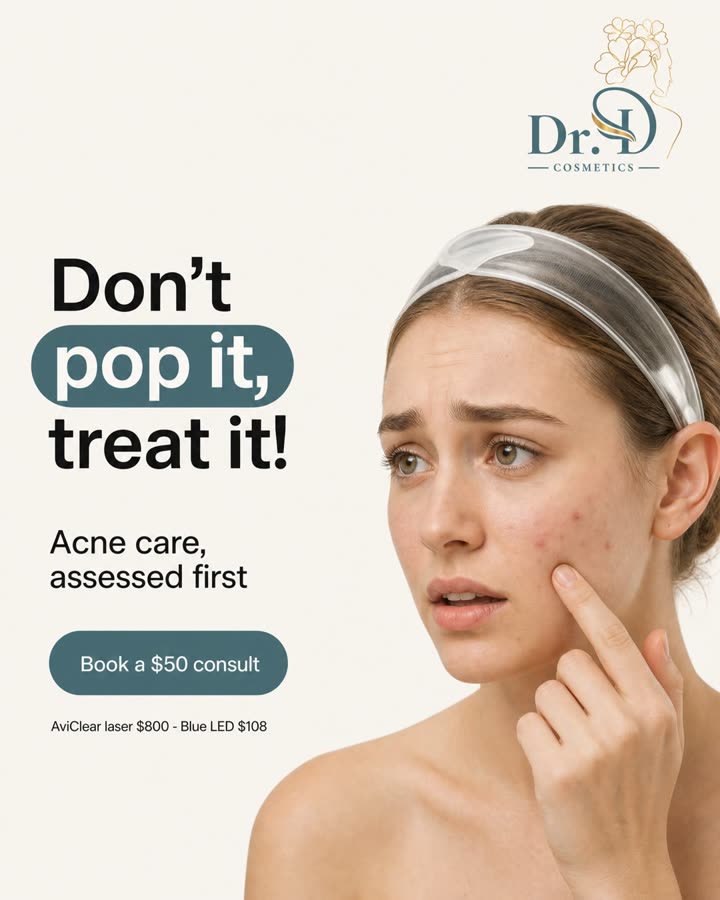 Dr. D Cosmetics: Acne: don't pop it, treat it