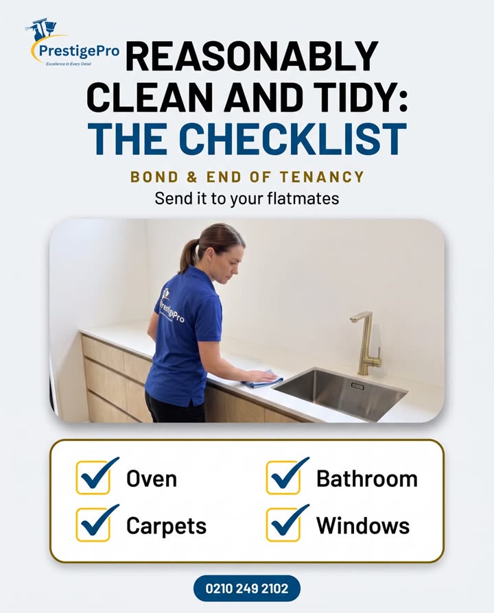 PrestigePro Group: Reasonably clean and tidy: the checklist