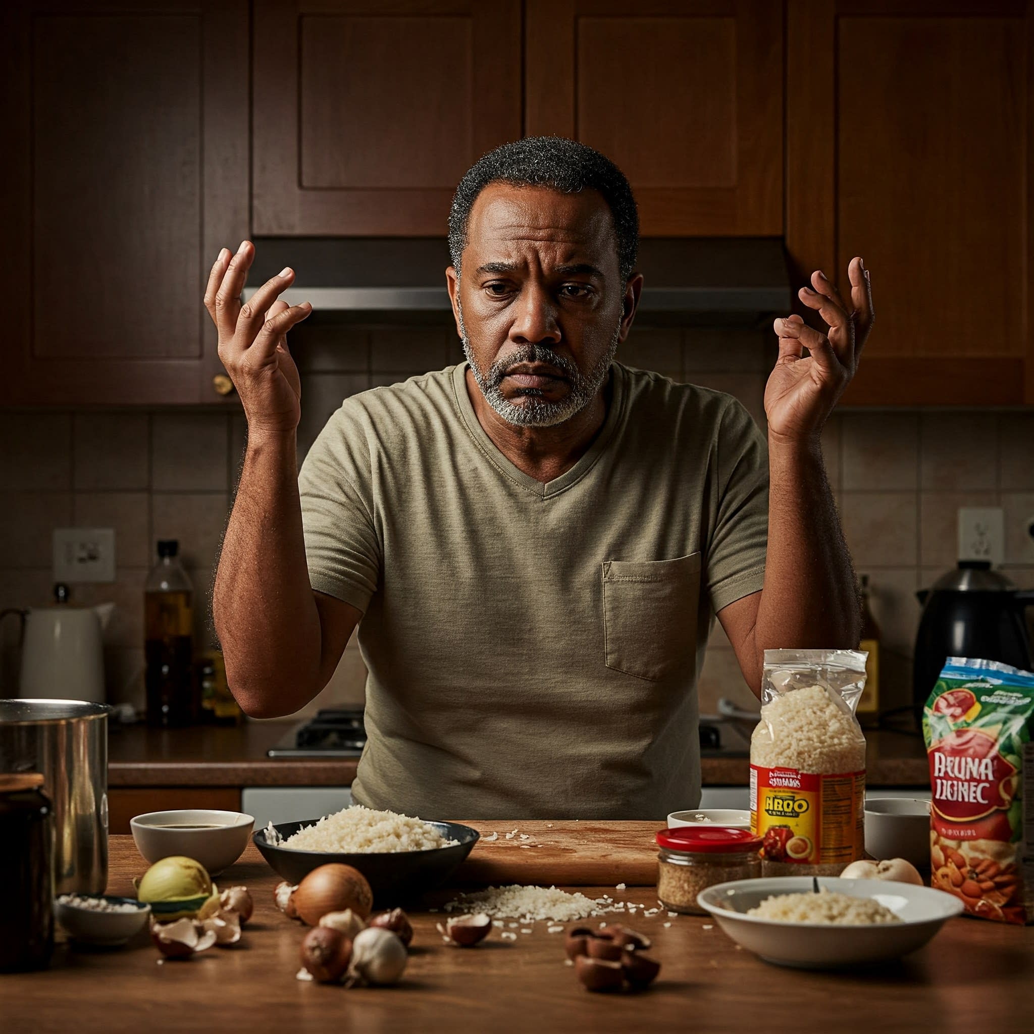 Fazendo coisas diferentes, na cozinha