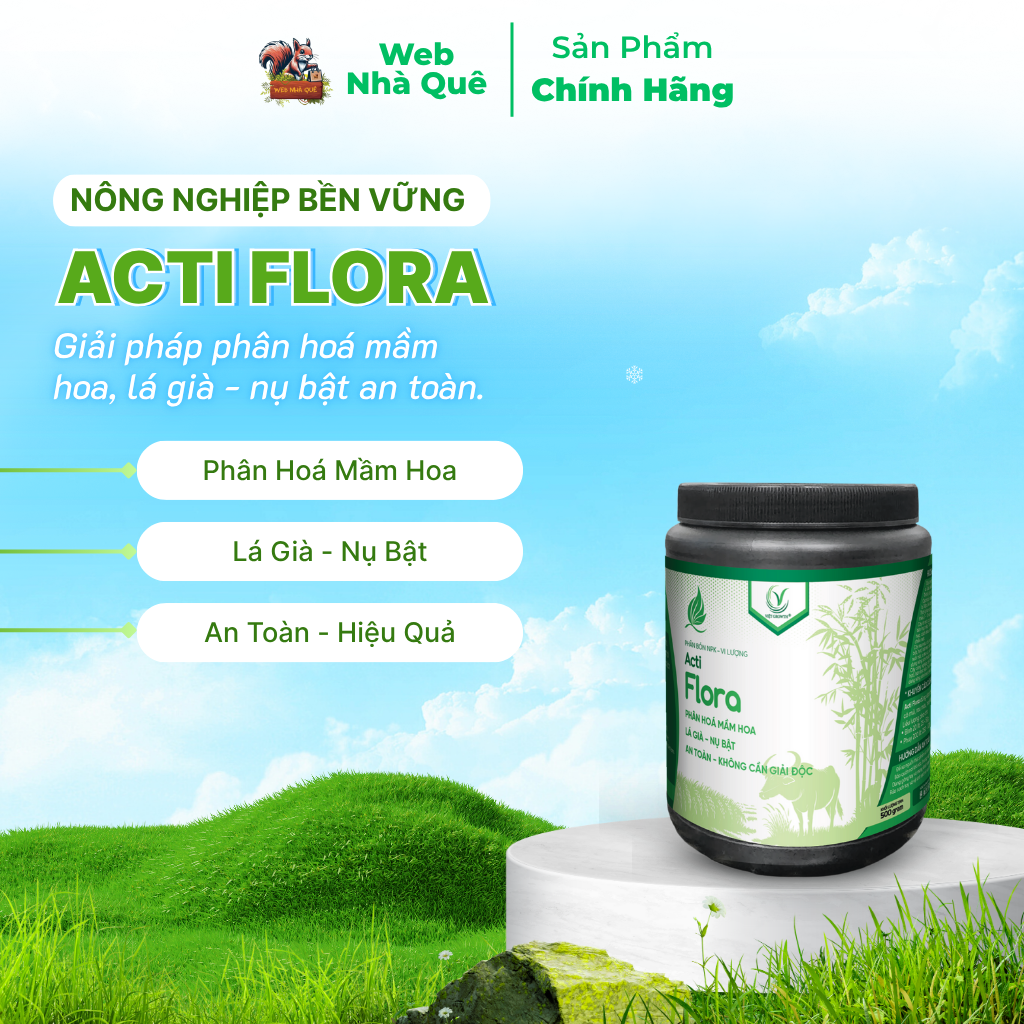Phân Bón Lá Acti Flora Thúc Đẩy Phân Hoá Mầm Hoa 1