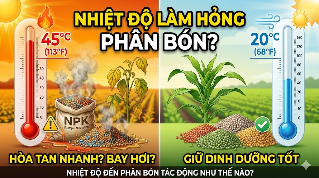 Nhiệt Độ Ảnh Hưởng Thế Nào Đến Phân Bón?