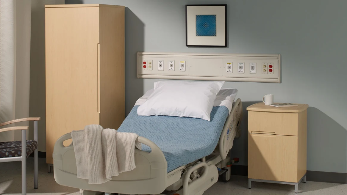 Patient Room Bedside Locker