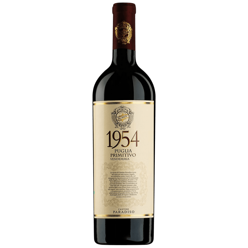 Cantine Paradiso 1954 Primitivo 2022
