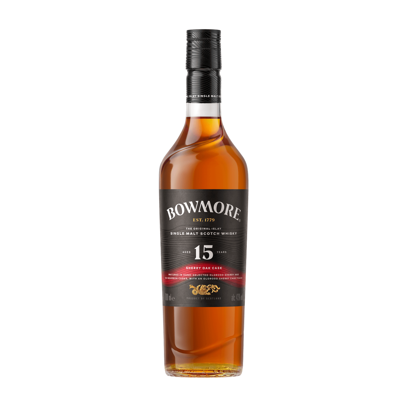 Bowmore 15 Års Sherry Oak Single Malt Whisky 70 cl - AndrupVin