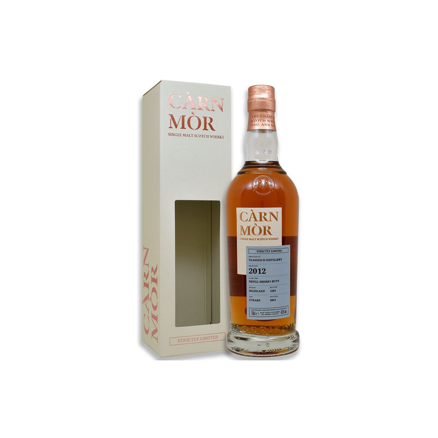Carn Mor Teaninich 2012 Sherry Cask 9 Year Old Whisky 70 cl - AndrupVin