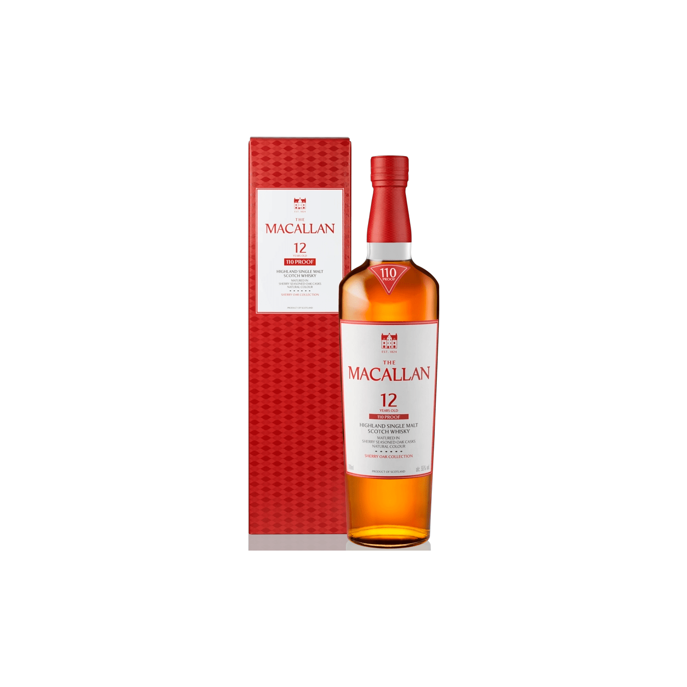 Macallan 12 Års 110 Proof Sherry Oak 70 cl - AndrupVin