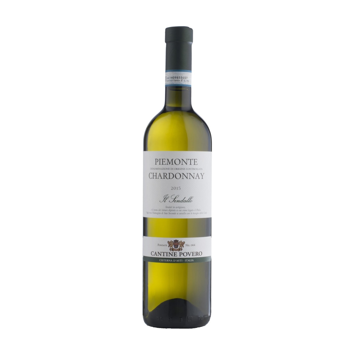 Povero Il Sendallo Piemonte Chardonnay DOC 2025 - Italiensk hvidvin - AndrupVin