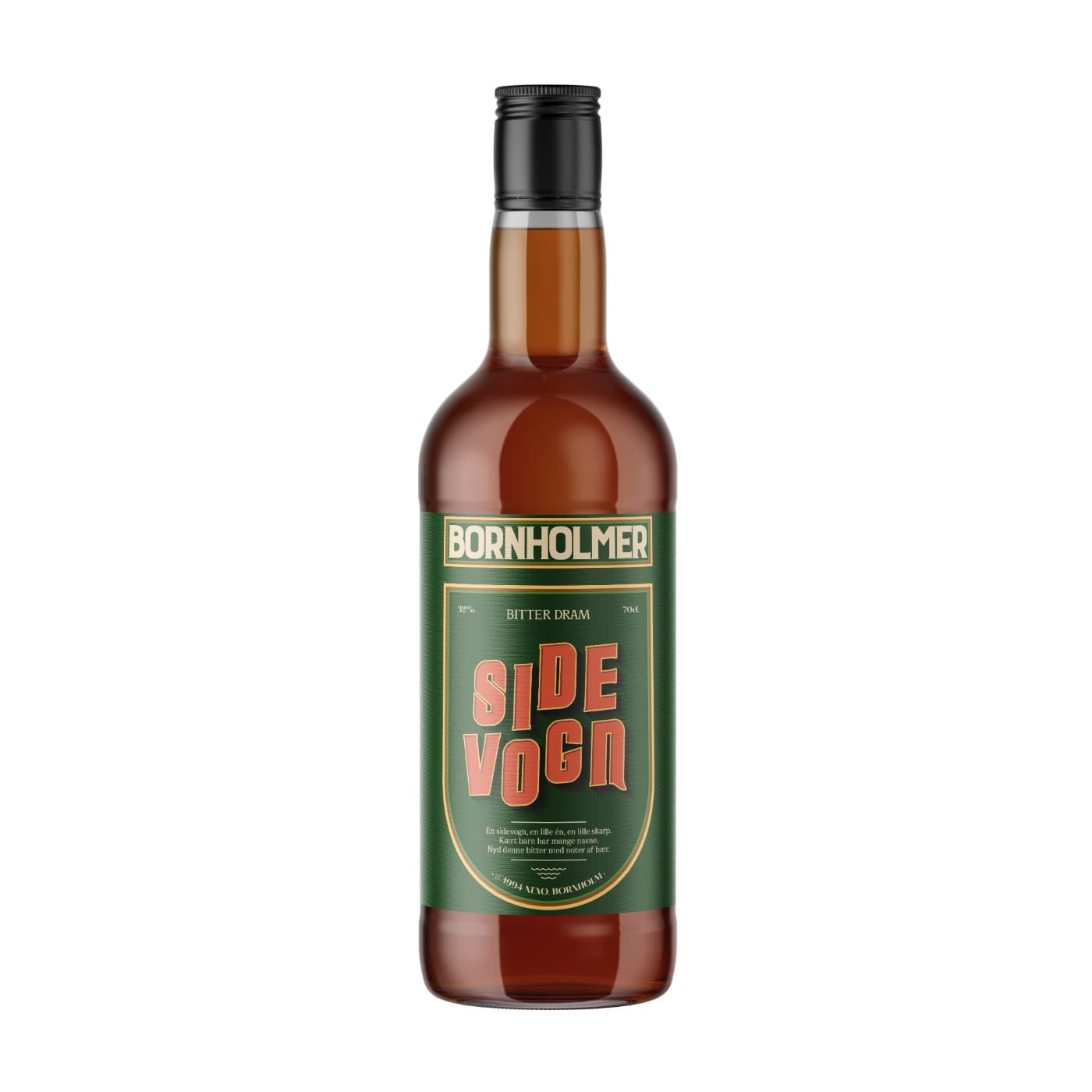 Bornholmer Sidevogn Bitter Dram 70 cl - AndrupVin
