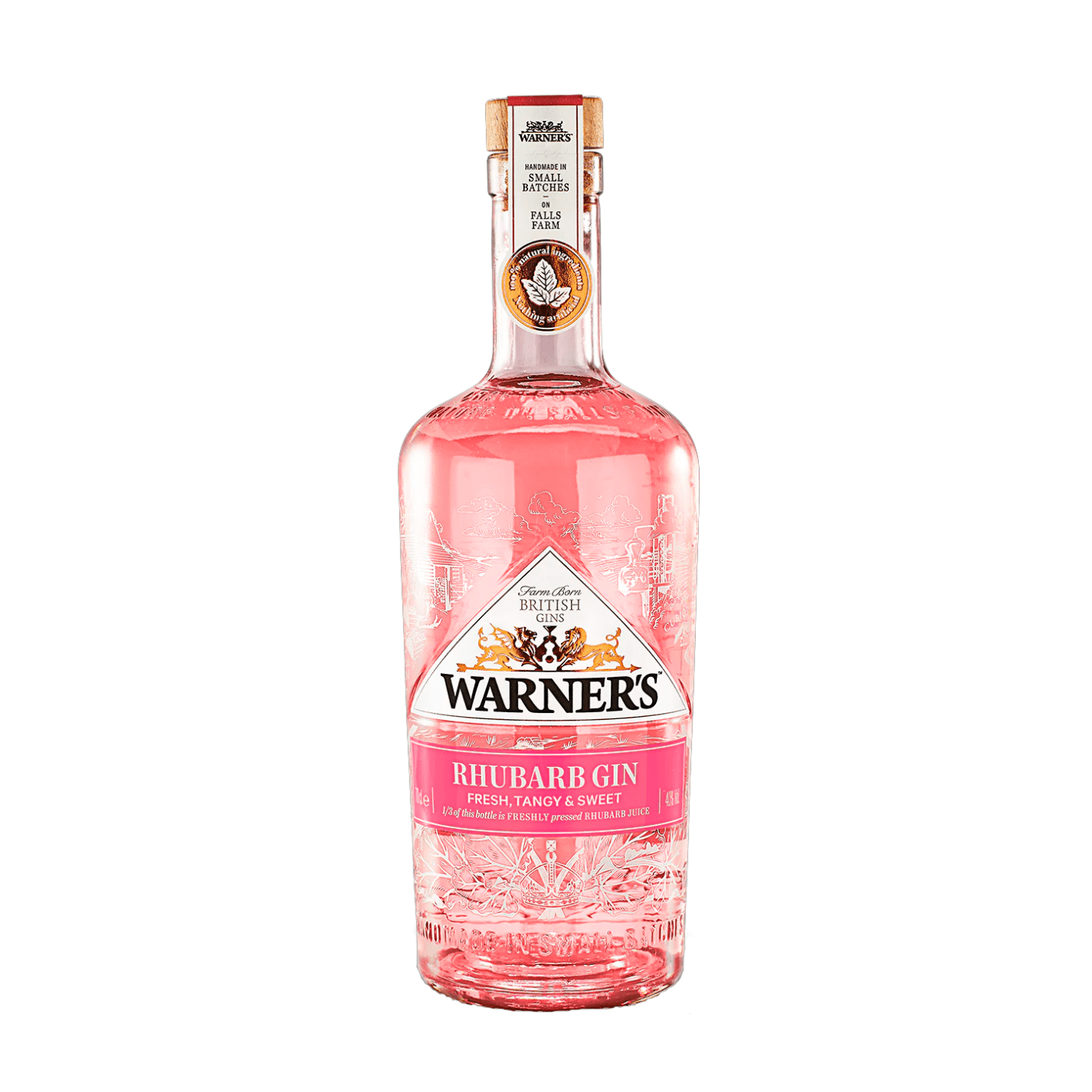 Warners Rhubarb Gin 70 cl - AndrupVin