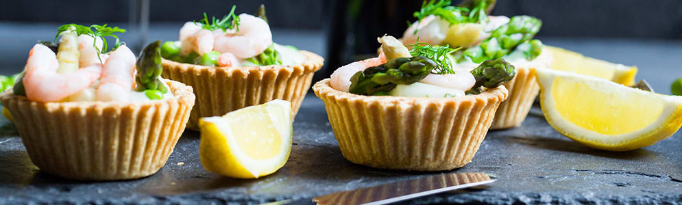 Tarteletter med asparges