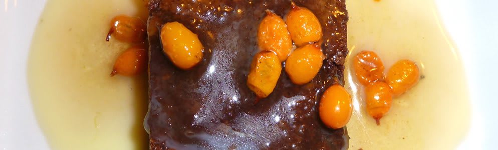 Brownies med chokolade creme