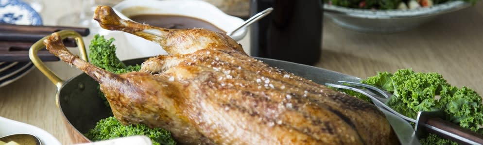 Juleand med julevin Juleand med julevin