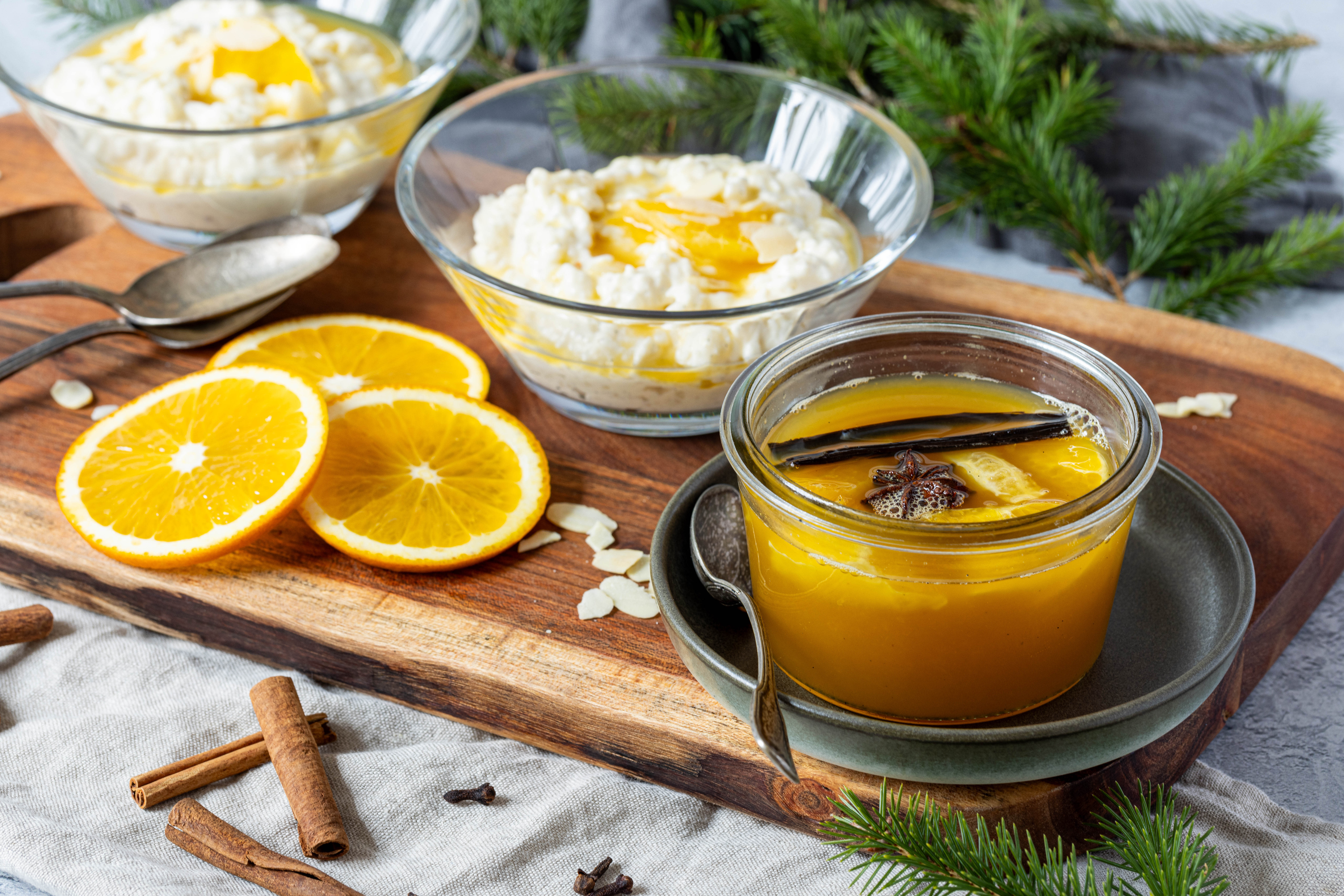 Appelsinsauce til risalamande