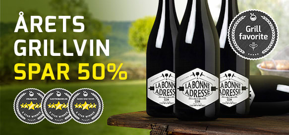 Køb La Bonne Adresse – Perfekt vin til sommerens grill hos AndrupVin La Bonne Adresse – Årets grillvin hos AndrupVin