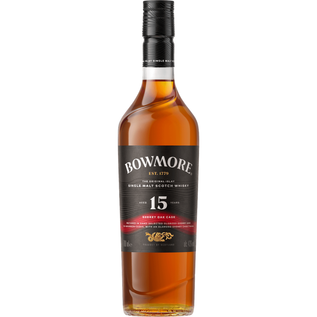 Bowmore\u002015\u0020\u00C5rs\u0020Sherry\u0020Oak\u0020Single\u0020Malt\u0020Whisky\u002070\u0020cl