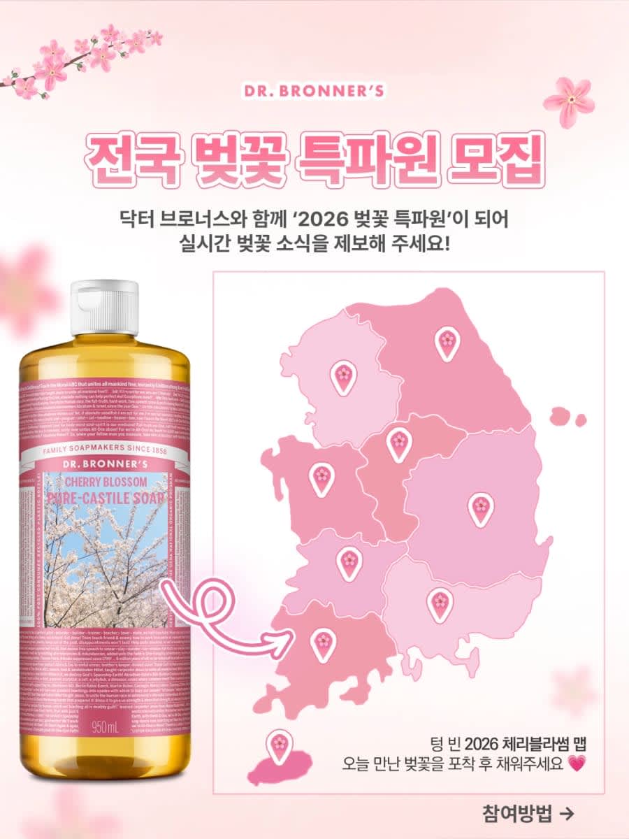 벚꽃 지도 여러분의 사진으로 채워주세요 이벤트!!