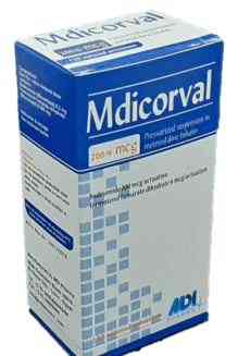 ميديكورفال 200/6 ميكروجرام 120 بخة