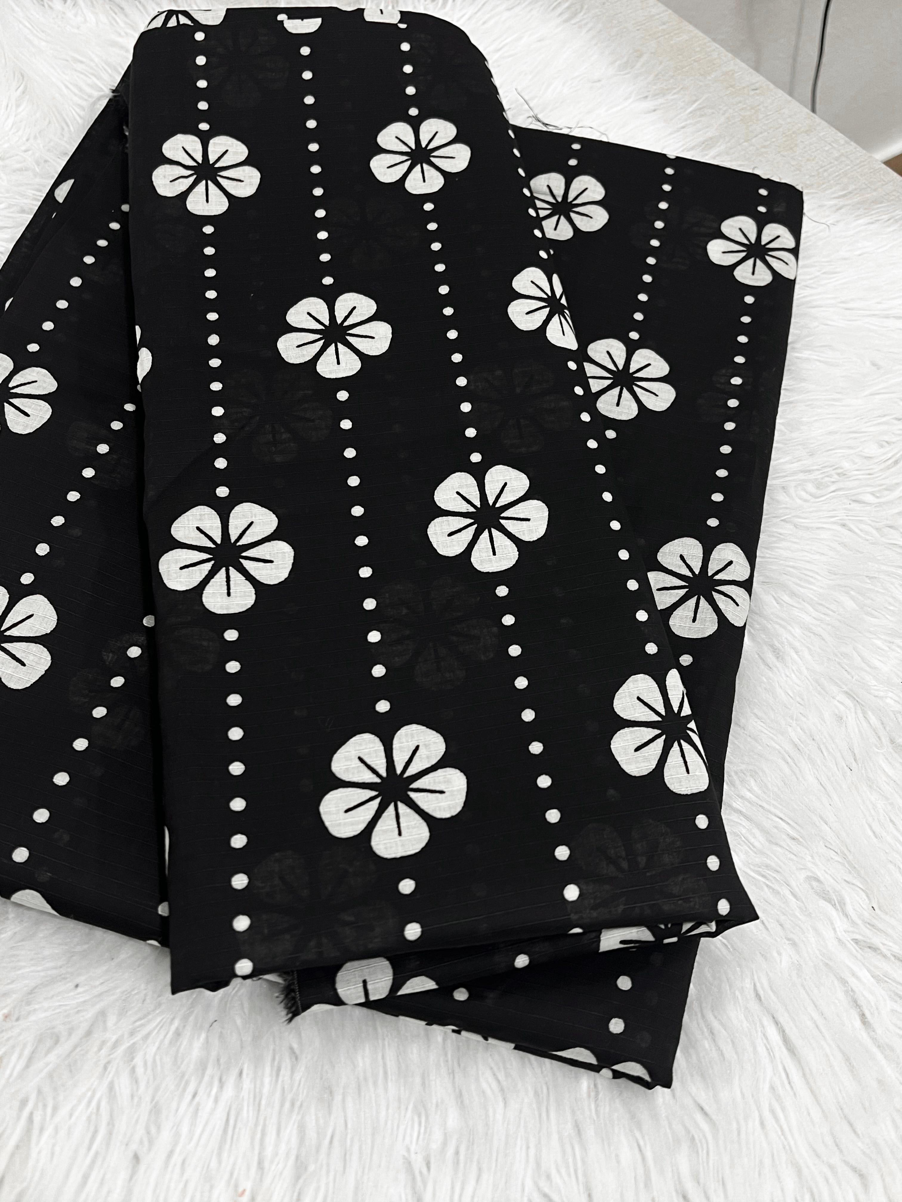 Floral Vertical Stripe