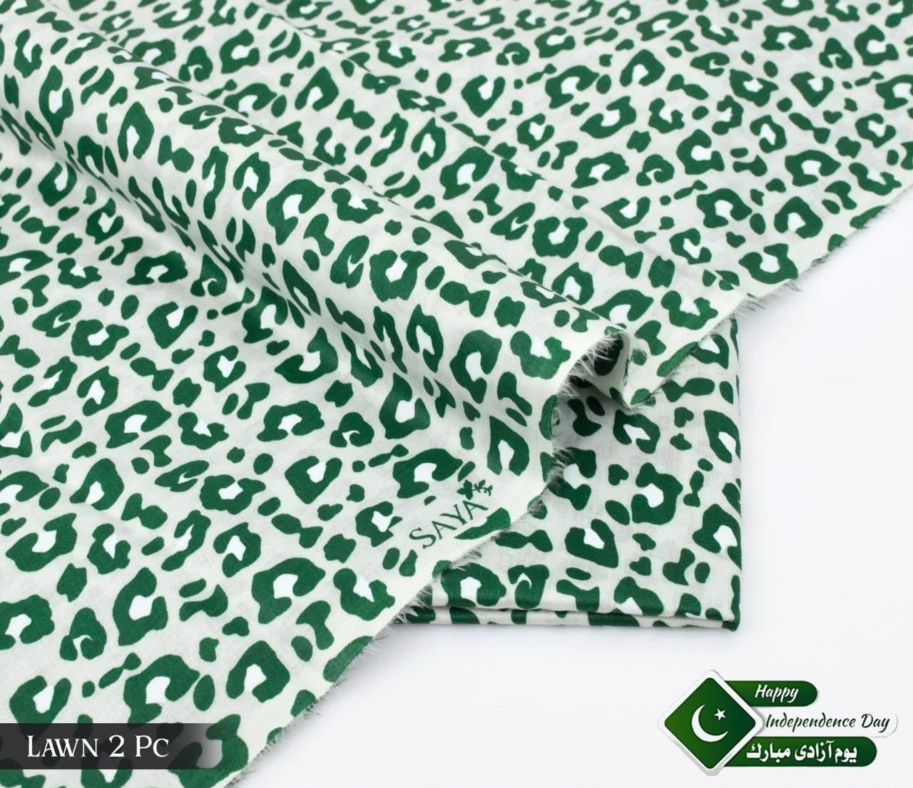 Saya Floral Outline Lawn 2Pc Unstitched