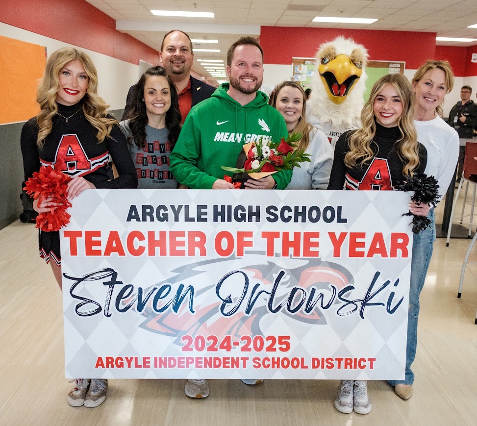 Teacher of the Year Program Recognition - Golden Eagles award ceremony