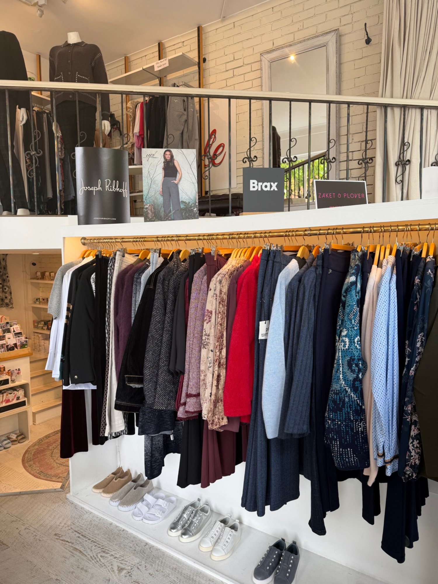Curated rack at Empress Melbourne