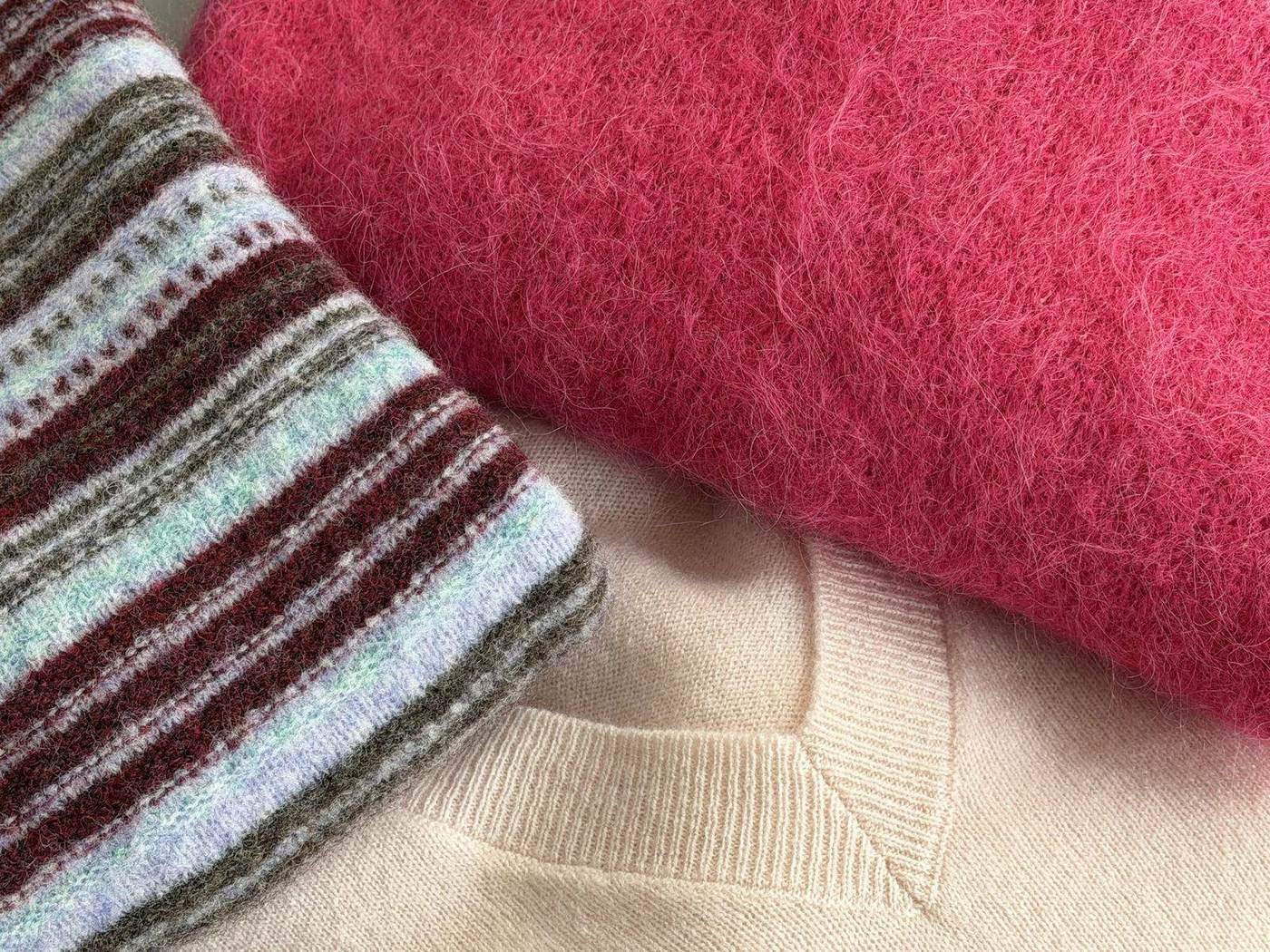 Knit fabric detail at Empress Melbourne