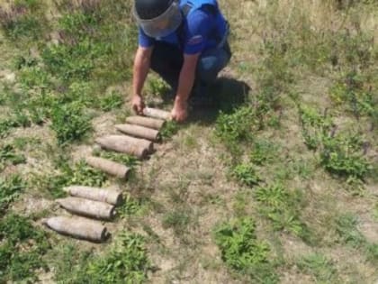 21 взрывоопасный предмет уничтожил в Армянске и Ленинском районе