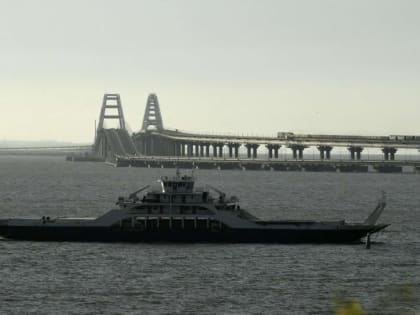 Шторм в Керченском проливе: как работает переправа