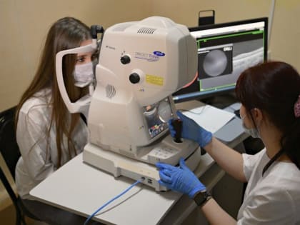 Новое офтальмологическое оборудование работает в горбольнице № 1