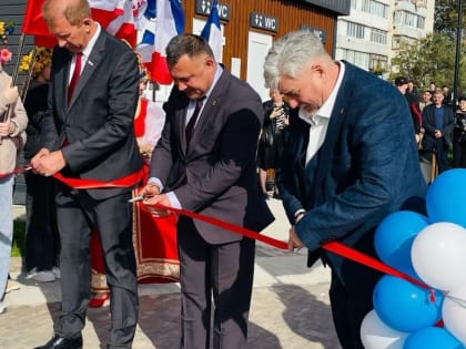 Открытие сквера «Крымская весна» в Джанкое