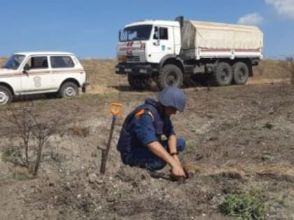 Взрывоопасные предметы сегодня будут уничтожать в четырёх районах Крыма