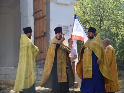 Панихида в честь Дня Памяти воинов павших в Крымской войне в г. Бахчисарай