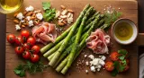 asparagus with complementary ingredients