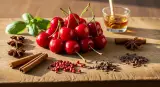 cherries with complementary ingredients
