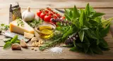 basil with complementary ingredients