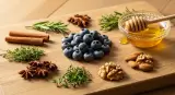 blueberries with complementary ingredients