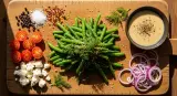 green beans with complementary ingredients