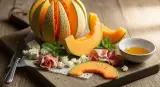 cantaloupe with complementary ingredients