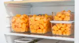 fresh cantaloupe properly stored