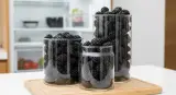 fresh blackberries properly stored
