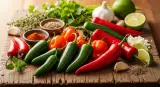 chili peppers with complementary ingredients