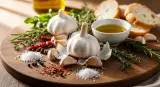 garlic with complementary ingredients