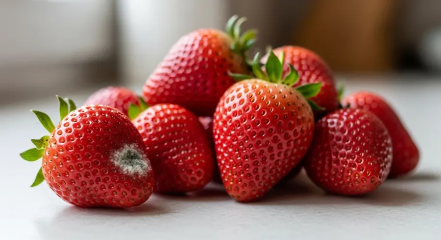 fresh strawberries — Why they fade so fast on the counter