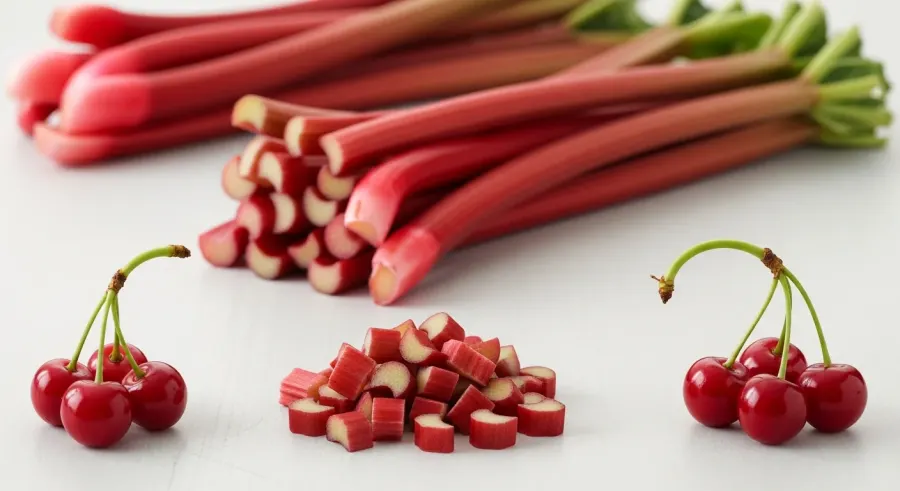 rhubarb — Sour Cherries for Pies and Tarts