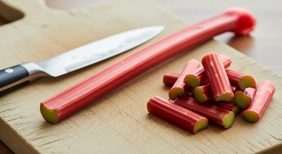 fresh rhubarb — The First Thing You Have to Do