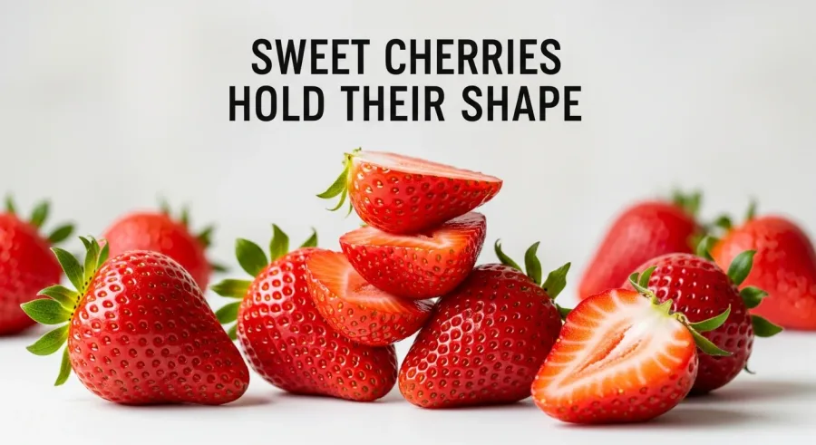 strawberries — Sweet Cherries Hold Their Shape