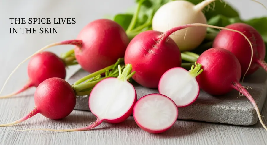 radishes — The Spice Lives in the Skin